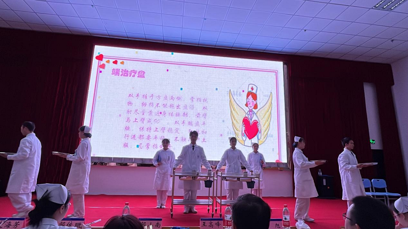 礼展内涵·仪韵风采——护理学院成功举办beat365官方网站第二届护理礼仪大赛决赛暨闭幕式(图8)