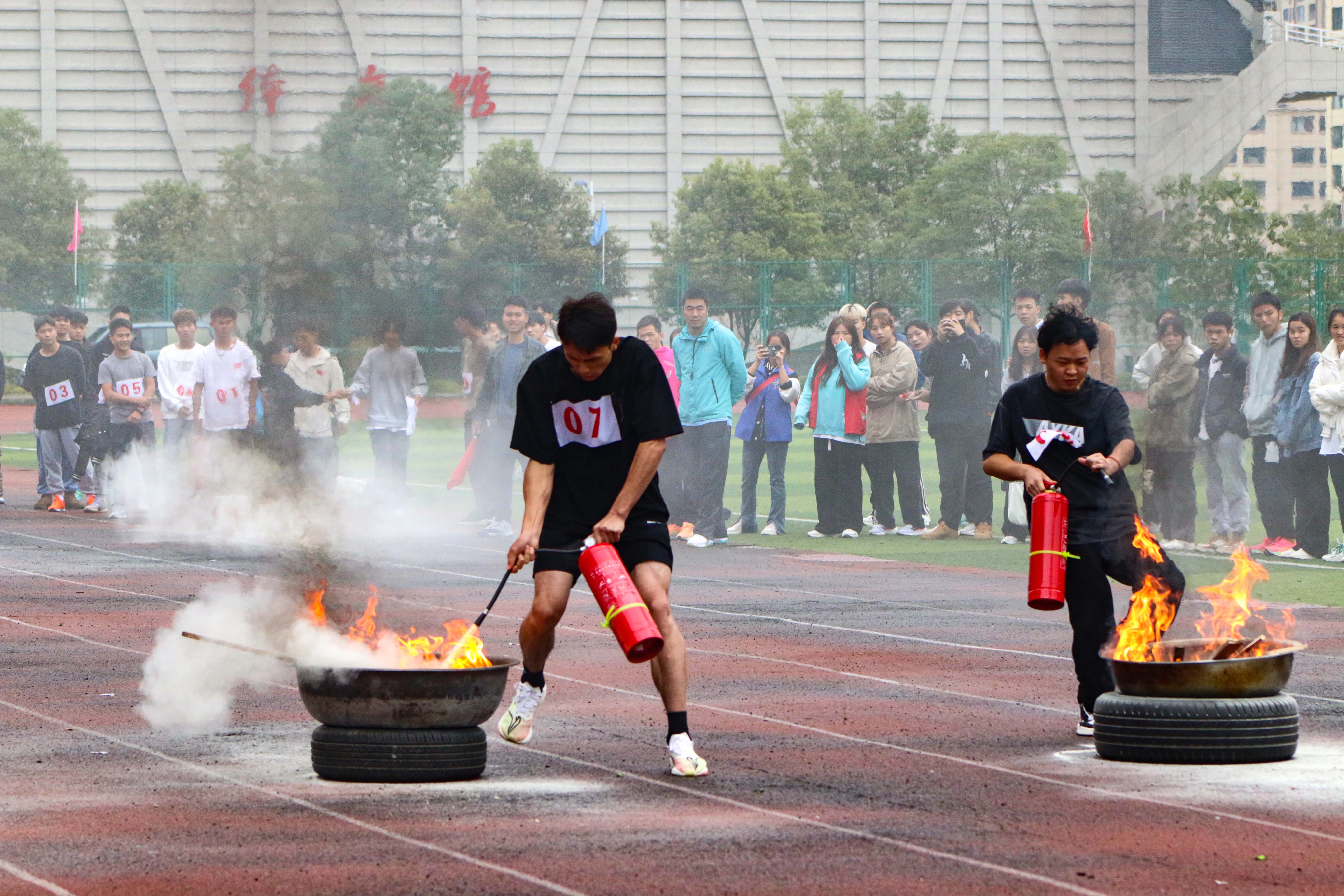 2023年德江县消防宣传月活动启动仪式暨第二届大学生消防技能运动会在beat365官方网站举行(图17)