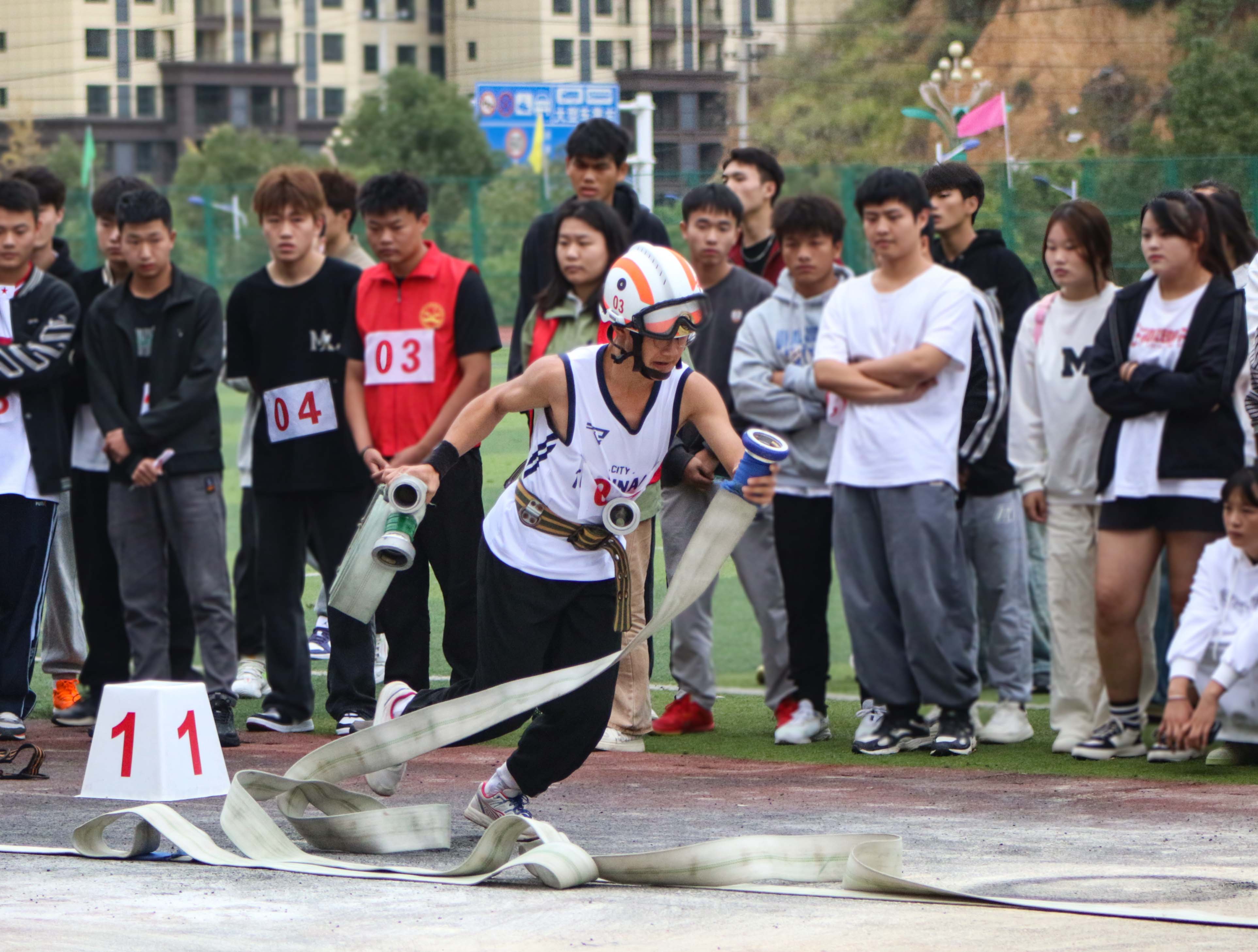 2023年德江县消防宣传月活动启动仪式暨第二届大学生消防技能运动会在beat365官方网站举行(图20)
