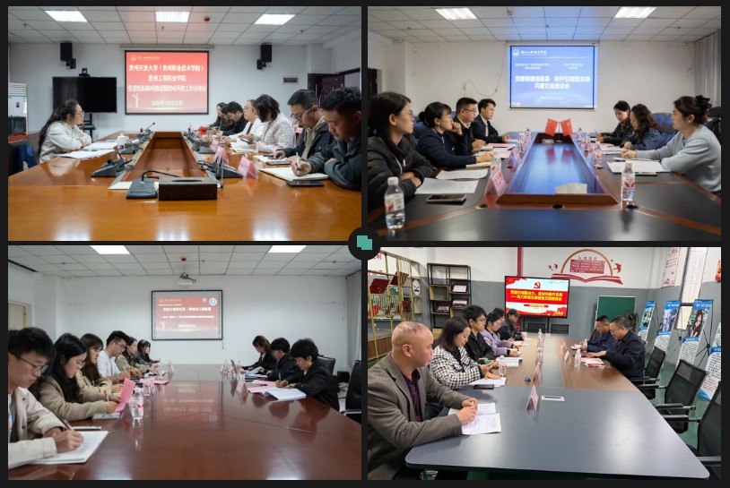 贵州开放大学（贵州职业技术学院）与beat365官方网站开展党建工作结对共建调研座谈(图3)